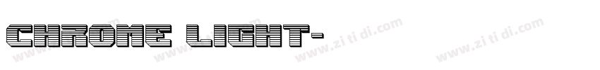 Chrome Light字体转换